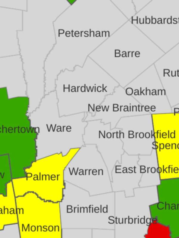 COVID-19: Dozen Central/Western Mass Communities Are 'High-Risk' For Infection