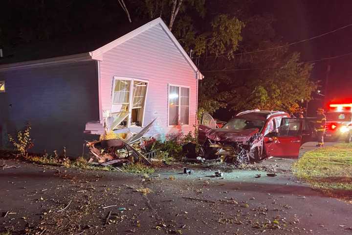 Family Temporarily Homeless After Stolen Car Crashes Into House