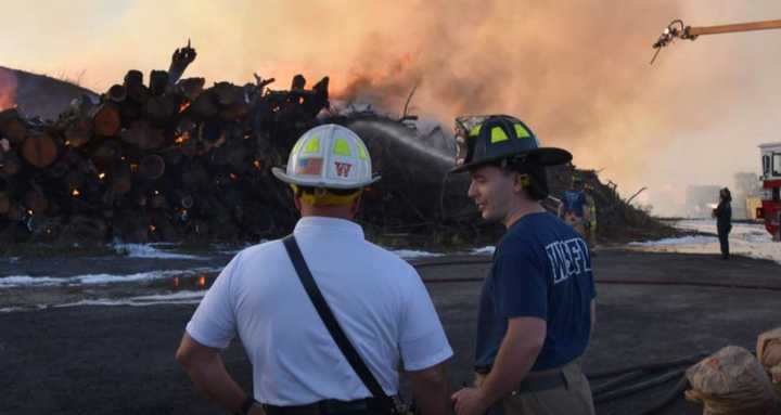 Fire at Bondi&#x27;s Island landfill, Oct. 15