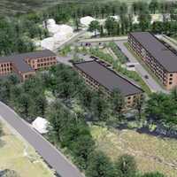 <p>Proposed three-building apartment complex in Millbury</p>