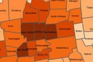 COVID-19 Surges - 13 CT Cities/Towns Where 1,000 Or More Residents Are Infected