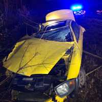 <p>Emergency personnel responded to a rollover accident on I-190 Thursday, Oct. 22, morning.</p>