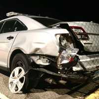 <p>Police cruiser involved in Oct. 27 crash</p>