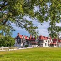 <p>Elm Court, a former summer home of the Vanderbilt family, is on the market for $12.5 million.</p>