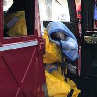 <p>Emergency responders rescued a dog named &quot;Popeye&quot; from a freezing river on Tuesday, Dec. 22.</p>