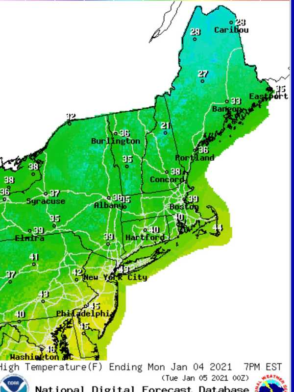 Week-Ahead Forecast: Mostly Sunny With A Chance Of Snow Early On