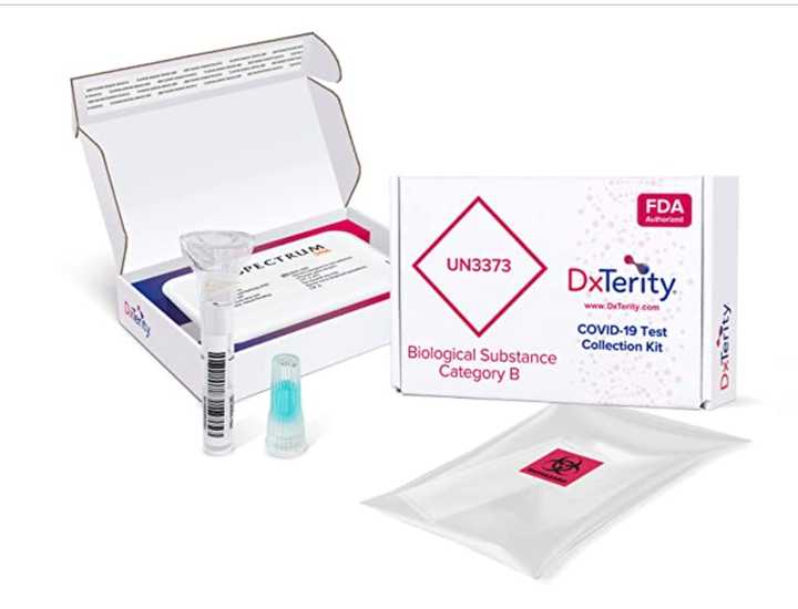 DxTerity COVID-19 at-home test kit