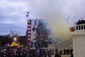 US Flags Flying At Half-Staff Following Fatal Capitol Riots