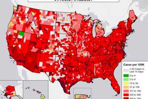 COVID-19: Newly Revealed Virus Map Shows Worst Hotspots In Nation