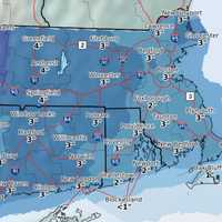 <p>National Weather Service snowfall forecast for Tuesday, Feb. 9</p>