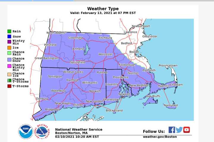 Will It Be A White Valentine's Day? Forecast Calls For More Snow Over Next 7 Days