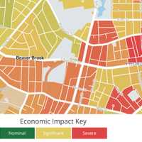 <p>Close up of Worcester&#x27;s Beaver Brook, June Street, and Piedmont sections. BestNeighborhoods.org forecasts which neighborhood&#x27;s economies will be most impacted by the COVID-19 pandemic.</p>