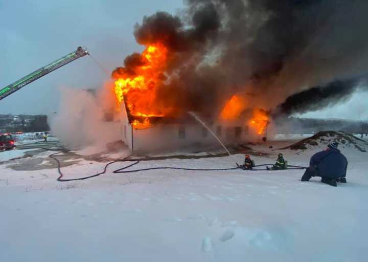 Fire at Runaway Brook Road