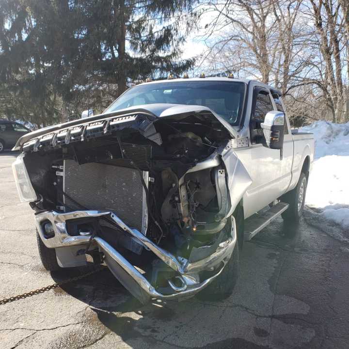 Wreckage from the Feb. 25 crash in Holden