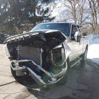 <p>Wreckage from the Feb. 25 crash in Holden</p>