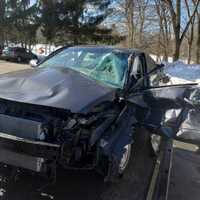 <p>Wreckage from the Feb. 25 crash in Holden</p>