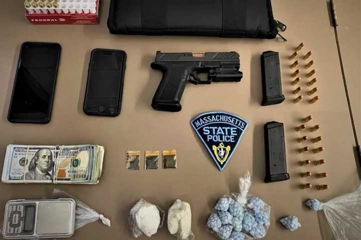 MA Man Driving Car Allegedly Packed With Drugs, Guns Is Busted After Running Red Light