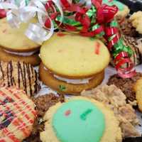 <p>Holiday cookie platter from Dad&#x27;s Keto Kitchen</p>