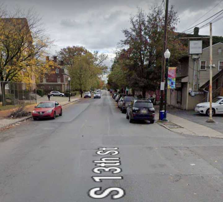 The 300 block of South 13th Street in the Allison Hill neighborhood of Harrisburg, Pennsylvania.