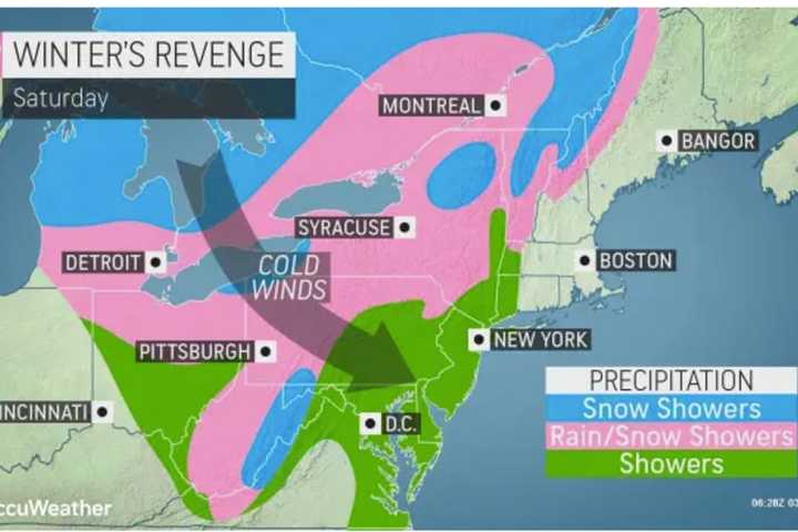 System Bringing Showers, Storms, Snow In Some Spots Will Be Followed By Temperature Plunge