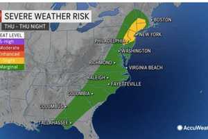 Here's Timing For Severe Storm System With Damaging Wind Gusts, Heavy Downpours, Possible Hail