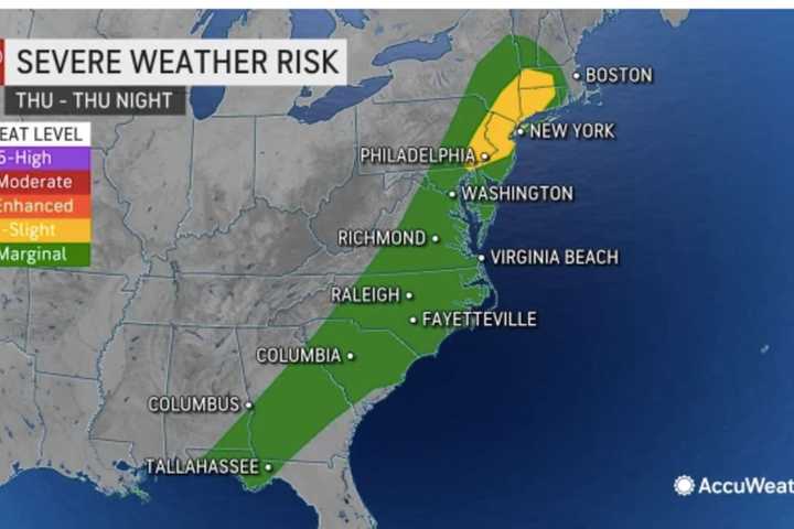 Here's Timing For Severe Storm System With Damaging Wind Gusts, Heavy Downpours, Possible Hail