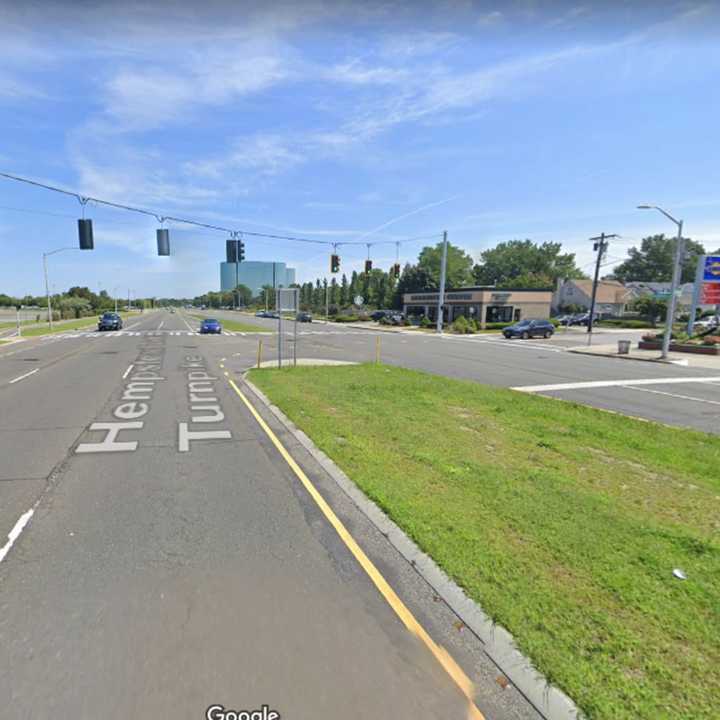 Hempstead Turnpike near the intersection of Cunningham Avenue.