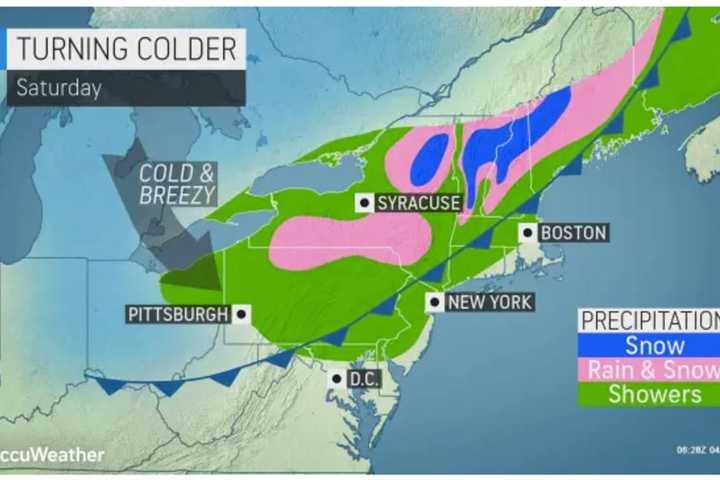 Arrival Of Colder Air Will Bring Chances For Snow In Some Spots As Potential Nor'easter Nears