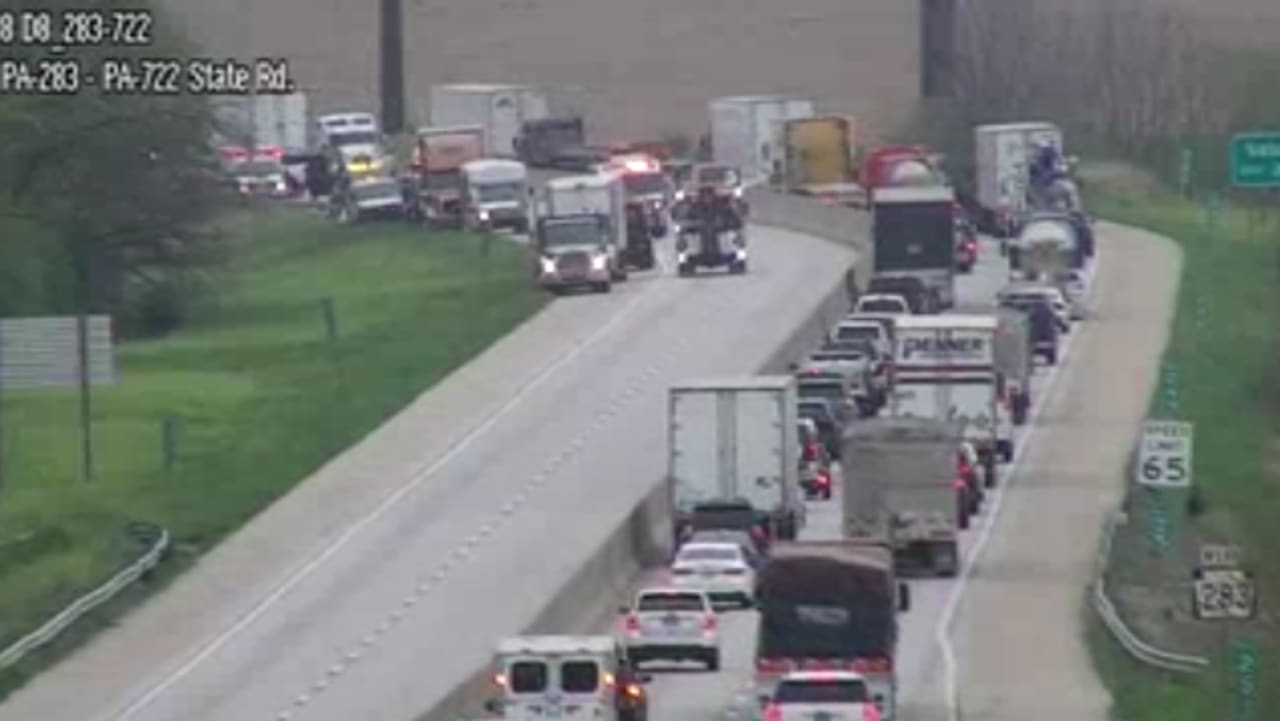 Seven Vehicle Chain Reaction Crash Closes Portion Of Route 283 In ...