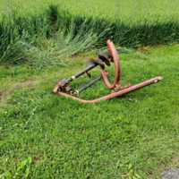 <p>Farming auger lifted by the tornado in Franklin County.</p>