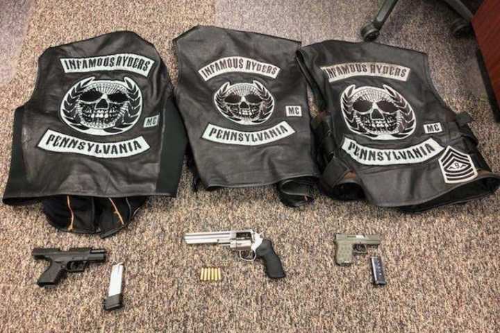 Five PA Members Of Two Motorcycle Gangs Stopped With Illegal Weapons In NY: State Police