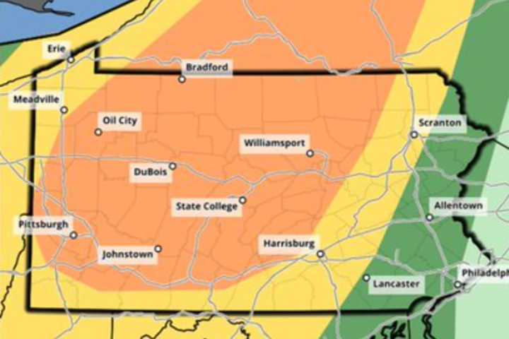 Extreme Weather Forecast: Tornadoes, Hail, T'Storms Predicted In PA By NWS