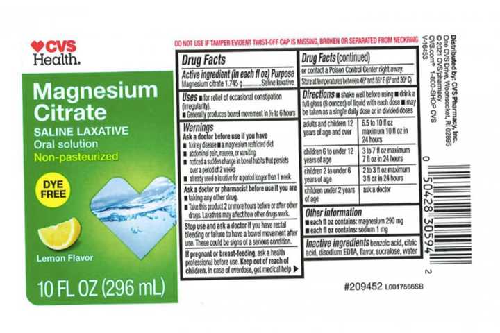 Nationwide Recall Issued For Laxative Sold At CVS Due To Presence Of Bacteria