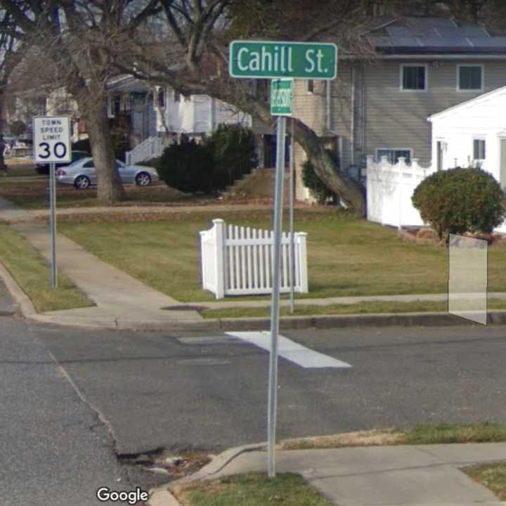 Cahill Street in North Amityville.