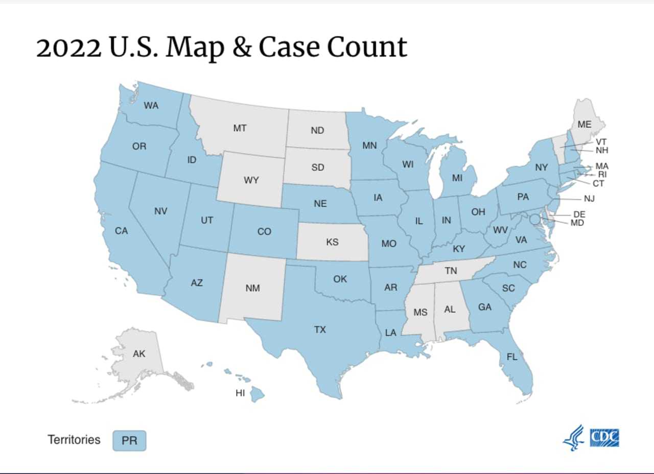 Cdc Releases State-by-state Rundown Of Monkeypox Cases 