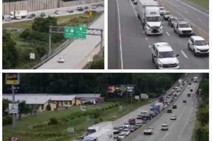 Serious Motorcycle Crash At I-81/I-83 Split Halts Traffic For Miles: PennDOT