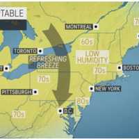 <p>Comfortable air will finally arrive on Friday, Aug. 12.</p>