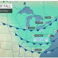 <p>A &quot;taste of fall&quot; will be felt on Saturday, Aug. 13.</p>