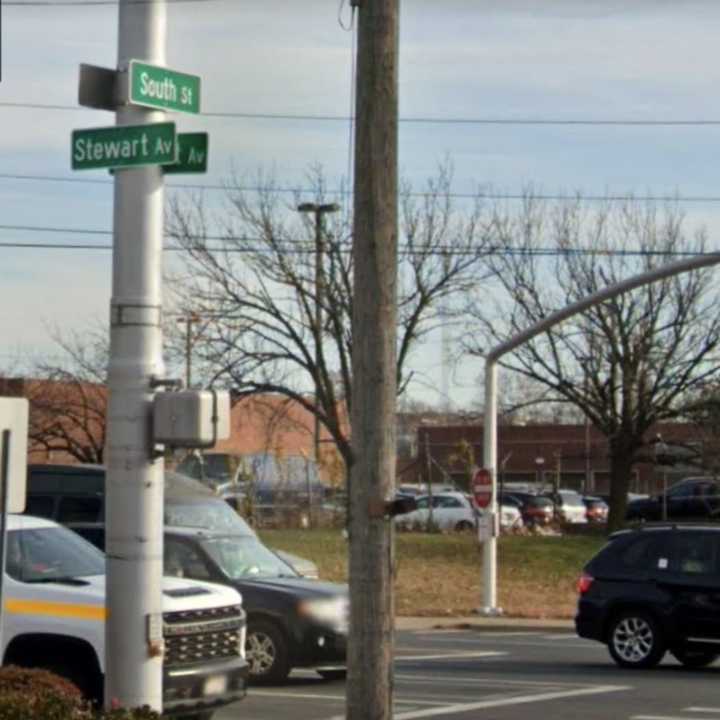 Stewart Avenue and South Street in East Garden City.