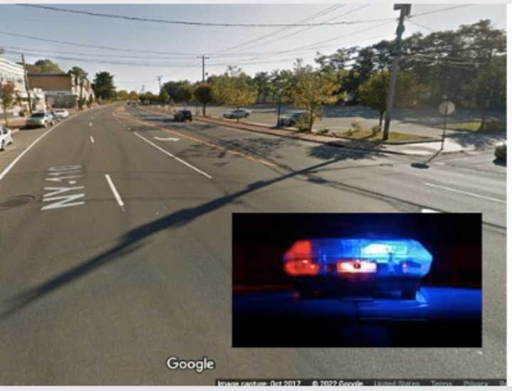 New York Avenue at Church Street in Huntington Station.