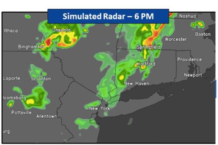 Here's Latest Time Frame For Scattered Storms As Cold Front Approaches Region