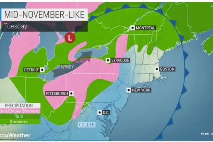 Snow Joke: Parts Of Northeast Could See Some White Stuff As Winterlike Cold Arrives