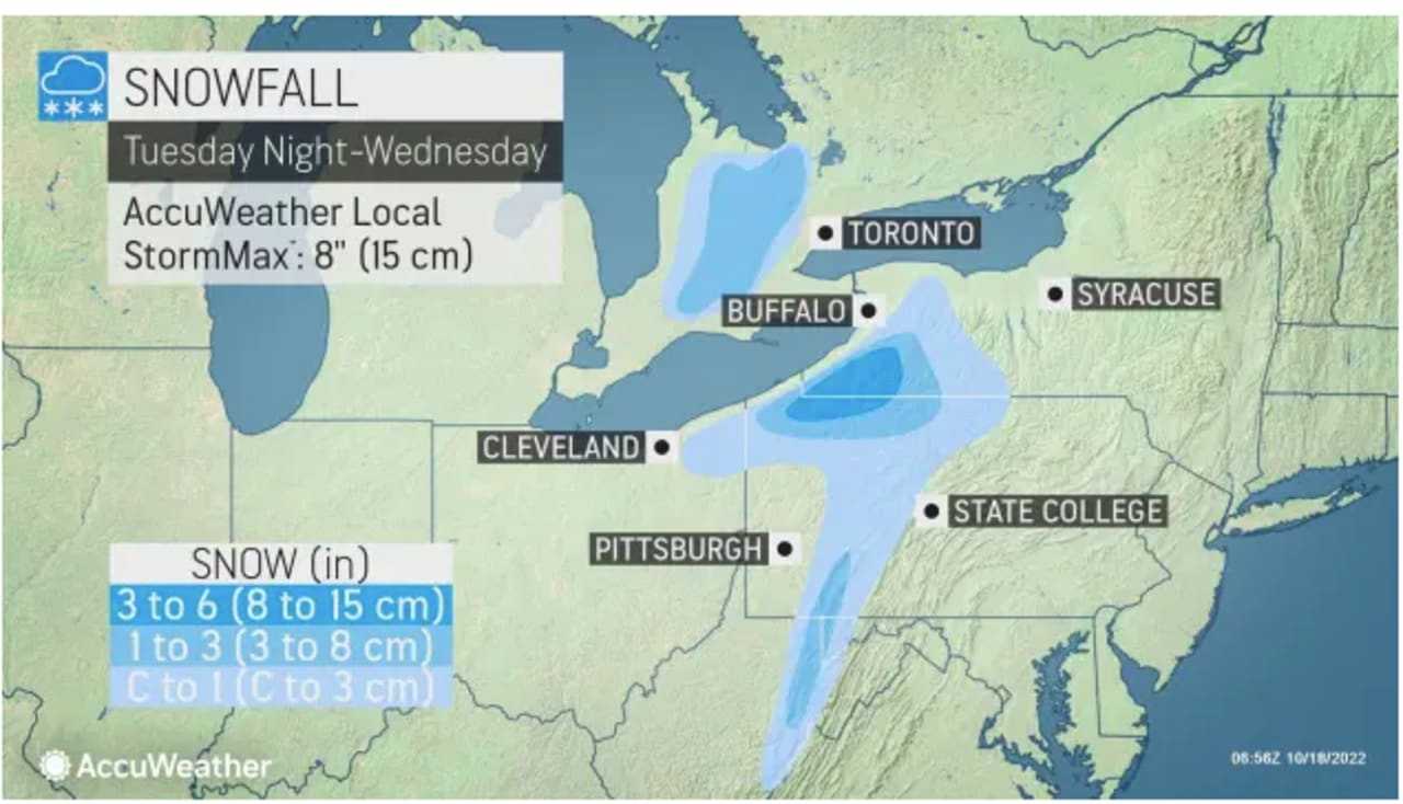 Surge Of Cold Air Could Bring Accumulating Snowfall To These Parts Of ...