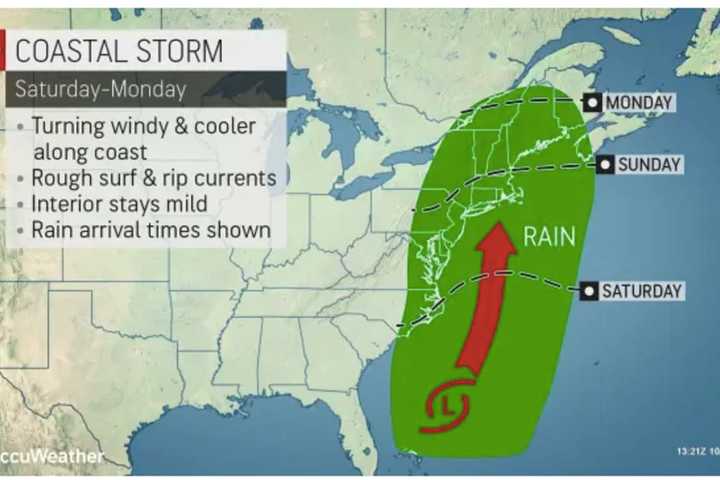 Tropical Rainstorm Could Bring Heavy Rain, Strong Winds To Region