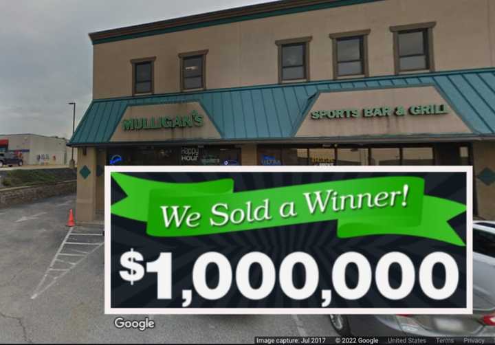 Mulligan’s Sports Bar &amp; Grill, 1013 Lebanon Road, West Mifflin where the $1,000,000 scratch-off lottery ticket was sold.