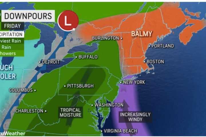 Fast-Moving Nicole Makes Landfall, Now Headed Toward Northeast With Drenching Rain, Gusty Winds