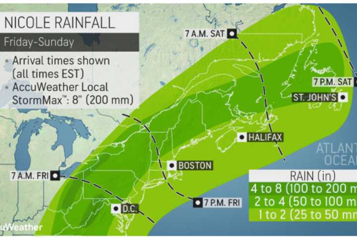 Tropical Storm Nicole: NY State Agencies Prepare Response For Expected Heavy Rain, Strong Winds