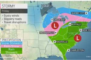 Here's Projected Track, Timing For Thanksgiving Weekend Storm