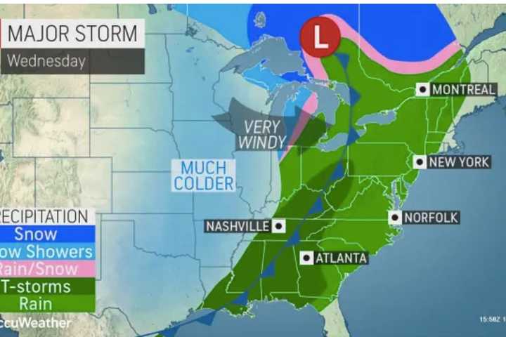 Major Storm System Expected To Bring Strong Winds, New Round Of Rain To Region