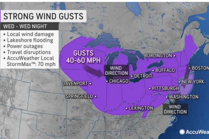 Damaging Wind Gusts That Could Cause Power Outages Will Be Main Threat From Major Storm System